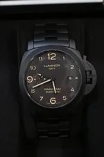 Panerai Luminor GMT PAM01438 Black Dial W/ Box, Certificate & Receipt 3