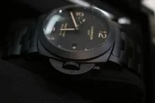 Panerai Luminor GMT PAM01438 Black Dial W/ Box, Certificate & Receipt 4