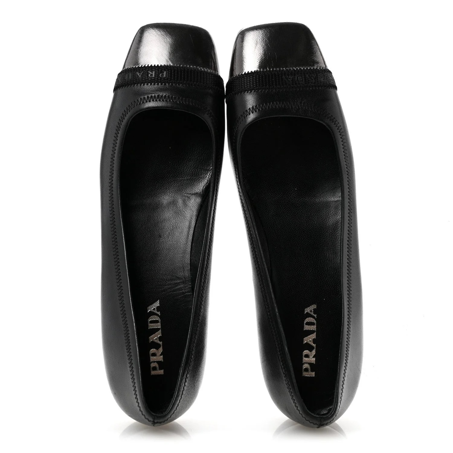 Metallic Square Toe Ballerina 35.5 2
