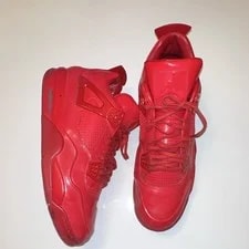 Jordan Air 4 Mid Top Lace-Up Athletic Solid 2