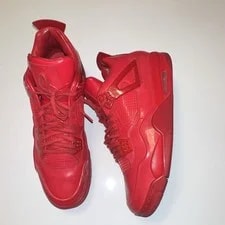 Jordan Air 4 Mid Top Lace-Up Athletic Solid 3
