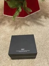 IWC Portofino Silver Brown & Black Leather Strap 3
