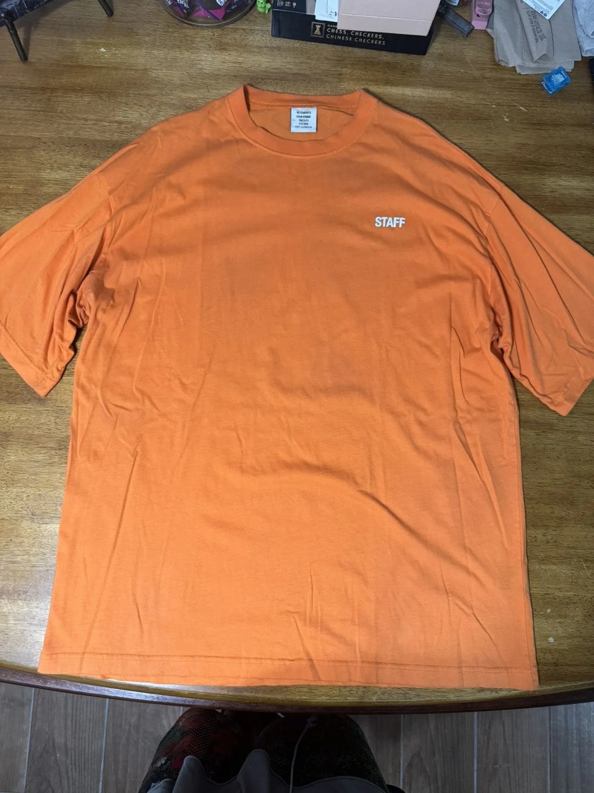 Vetements — Vetements Staff Refective Tee — streetwear — resale