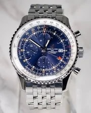 Breitling — 2019 Breitling Navitimer Chronograph GMT 46mm Blue Dial A243221221 — Watch — resale