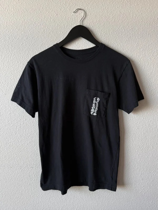 Chrome Hearts — Hearts Cemetery Cross Scroll Tshirt — streetwear — resale