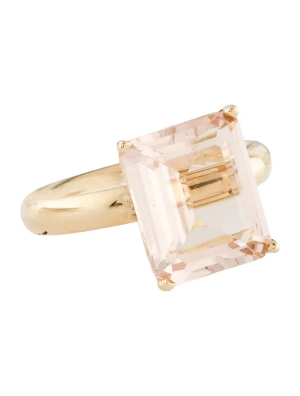 14K 4.52ct Morganite Cocktail — Jewelry — resale