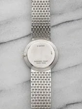 Audemars Piguet 18K White Gold 80s Diamond Pave Dial and Bezel Manual 4