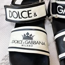 Dolce & Gabbana 1984 Logo Asymmetrical Sport Sandals Size 8.5US 3