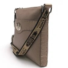 Fendi Crossbody Pebbled 8BT092 Auth 4