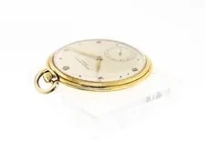 Patek Philippe 1950's Pocket - Yellow Gold - Silver Dial 3