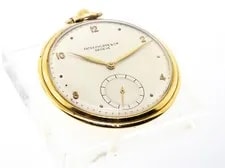 Patek Philippe 1950's Pocket - Yellow Gold - Silver Dial 4