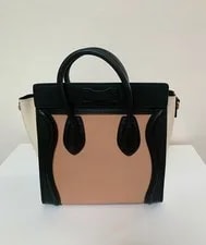 Authentic Celine Luggage TRI Three Color Crossbody 2