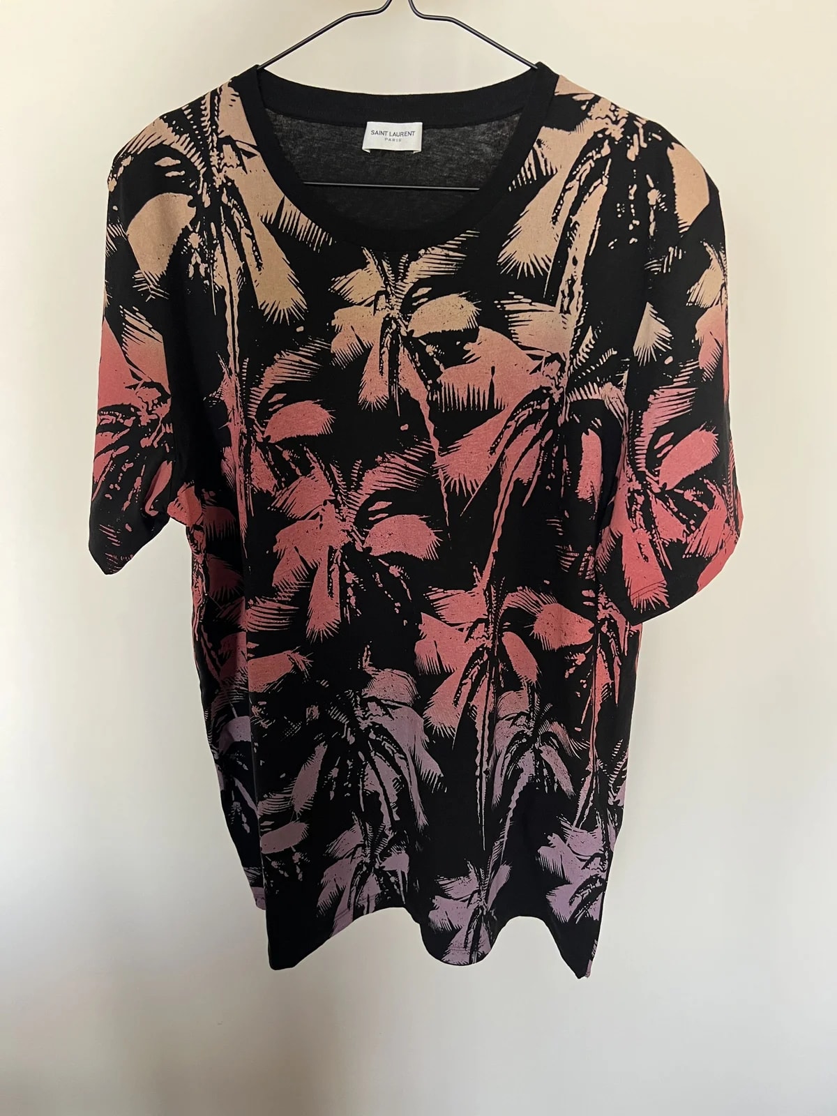 Saint Laurent — Saint Laurent Palm Print T-shirt — streetwear — resale