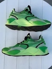 Puma Rs-x ’S Size 10.5 Bold Neon Athletic Shoe 395032 01 4