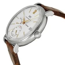 IWC Portofino Hand Wound Eight Days Silver Dial IW510103 2