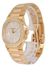 Patek Philippe Nautilus 18k Rose Gold & Diamond B/P '12 7010/1R 3