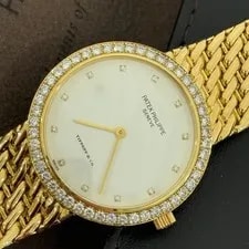 Patek Philippe Calatrava 3993/17 Gold With Diamonds, Automatic 4