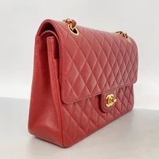 Auth [6fd5926] Chanel Matrasse W Flap WChain ... 2