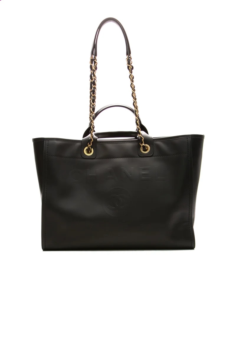 Chanel — Embossed Large Deauville — Handbag — resale