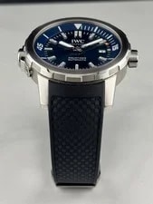 IWC Aquatimer Cousteau Special Ed Blue Dial IW329005 44mm W Box/Card US Seller 3
