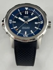 IWC Aquatimer Cousteau Special Ed Blue Dial IW329005 44mm W Box/Card US Seller 4