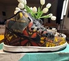 Nike SB — Size 11 - Concepts X Nike SB Dunk High Stained — Sneaker — resale