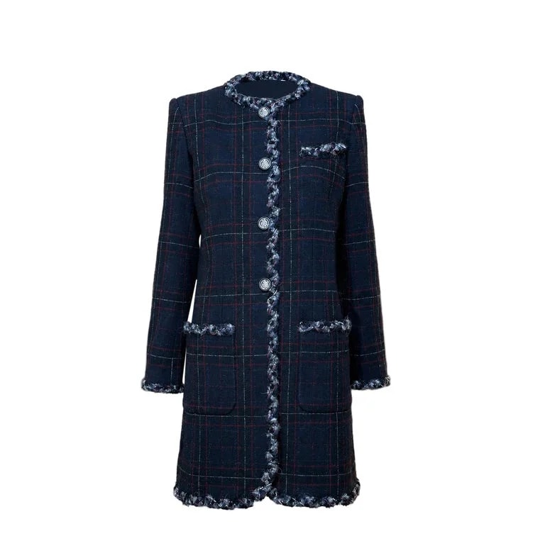 Chanel — Chanel Paris / Edinburgh Runway Tartan Coat 36 FR — Clothing — resale