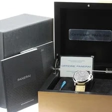 Panerai — Officine Panerai Luminor Marina Logo Acciaio PAM01005 44mm SS Black #C12787 — Watch — resale