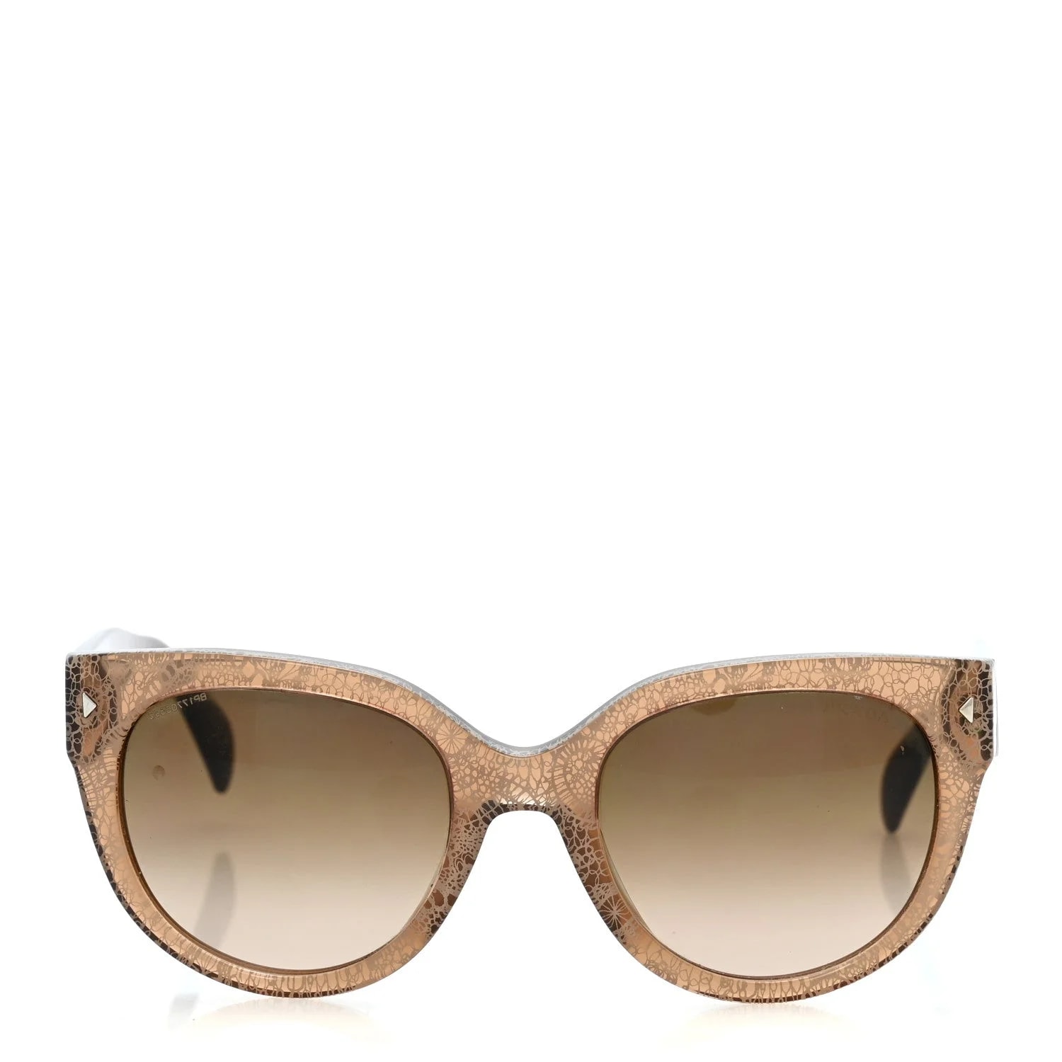 Acetate Lace Round Sunglasses SPR 17O 2