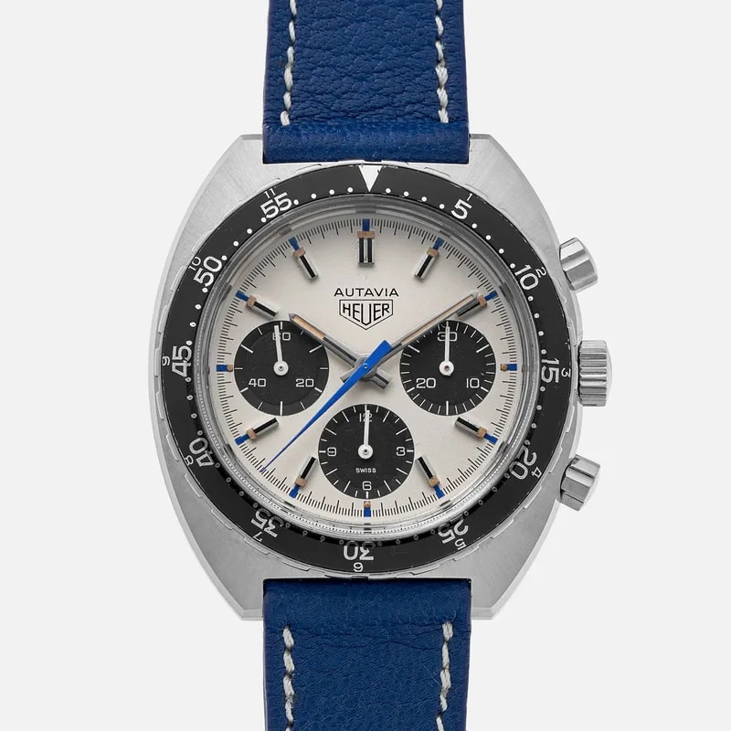 Heuer — 1970s Heuer Autavia "Siffert Colors" Ref. 73663 — Watch — resale