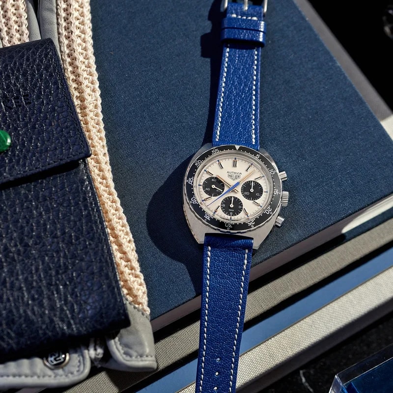 1970s Heuer Autavia "Siffert Colors" Ref. 73663 3