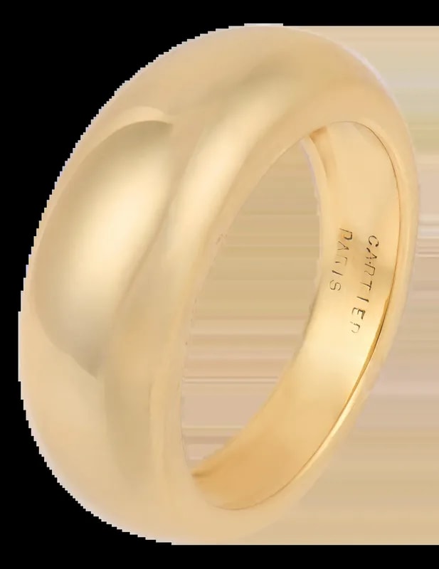 Cartier — Cartier Paris Dome 18k Yellow Gold Band , Size 6 — Jewelry — resale