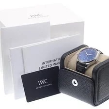 IWC — IWC Portugieser Automatic 40 IW358305 40mm SS Navy Dial Automatic #C2811 — Watch — resale