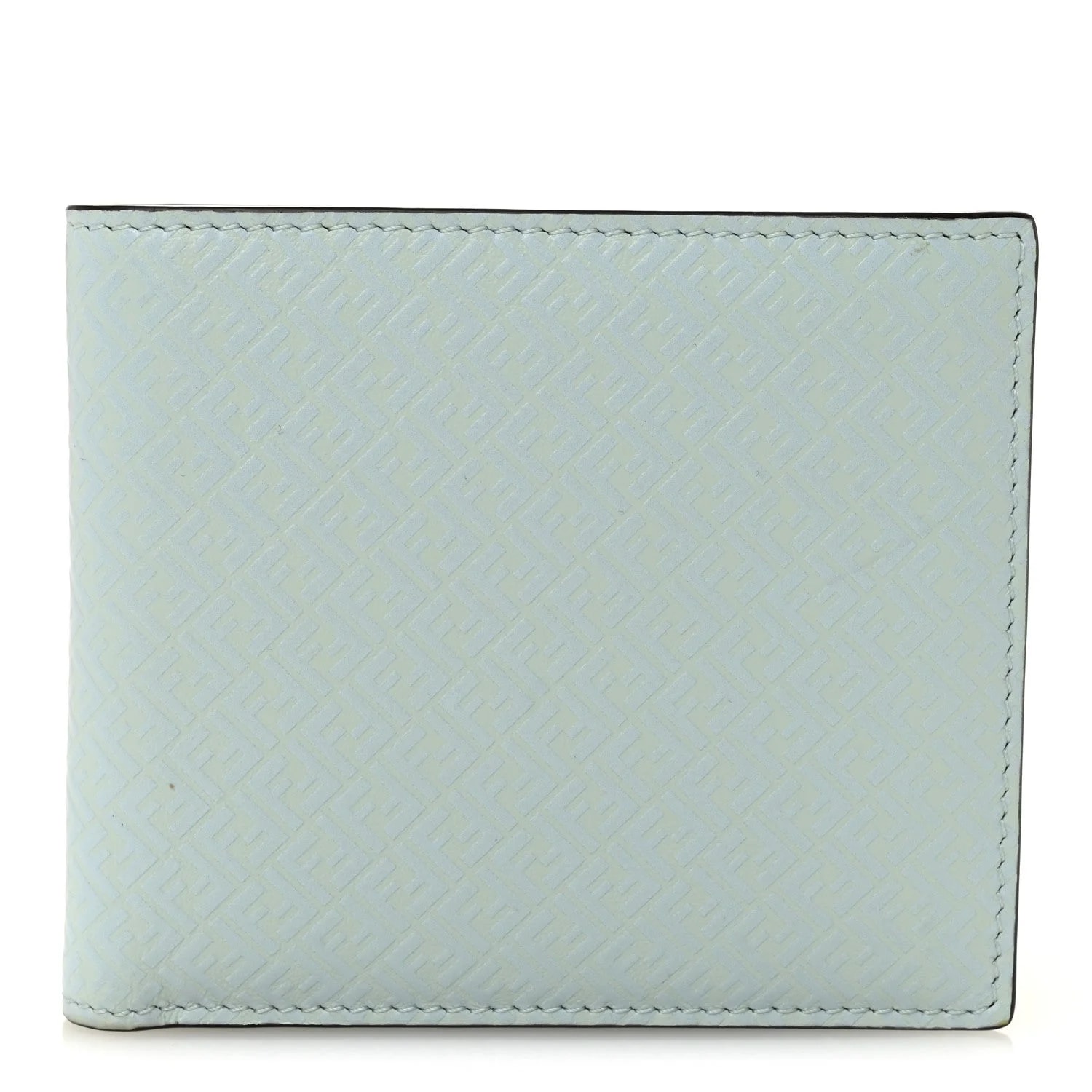 Fendi — Vitello Grace Micro Embossed Bi-Fold Wallet Baleari — Accessory — resale