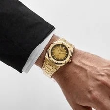 Audemars Piguet Royal Oak 16202BA.OO.1240BA.02 'Jumbo' Extra-Thin Yellow Gold 2