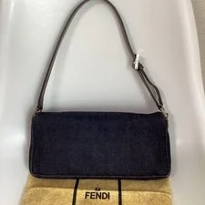 Fendi Mamma Baguette Metal Logo Plate 2