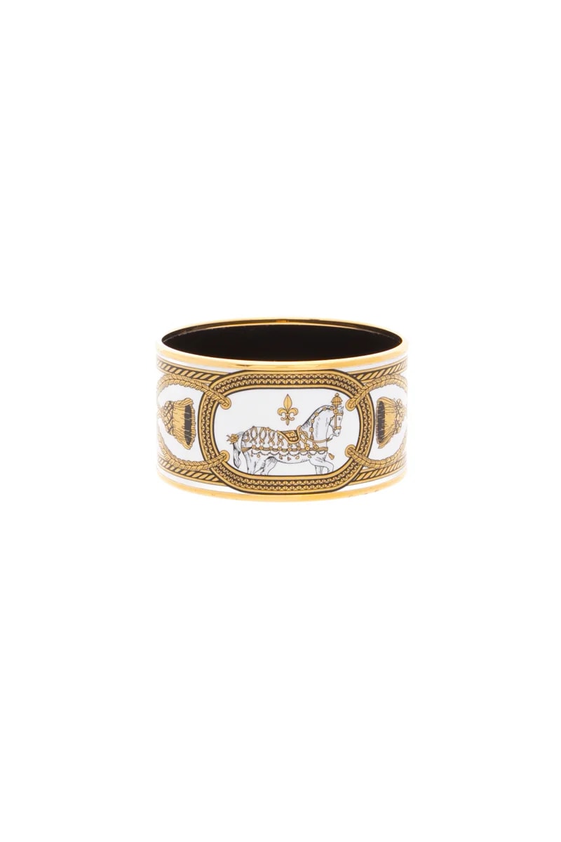 Hermès — Enamel Wide Bangle — Jewelry — resale