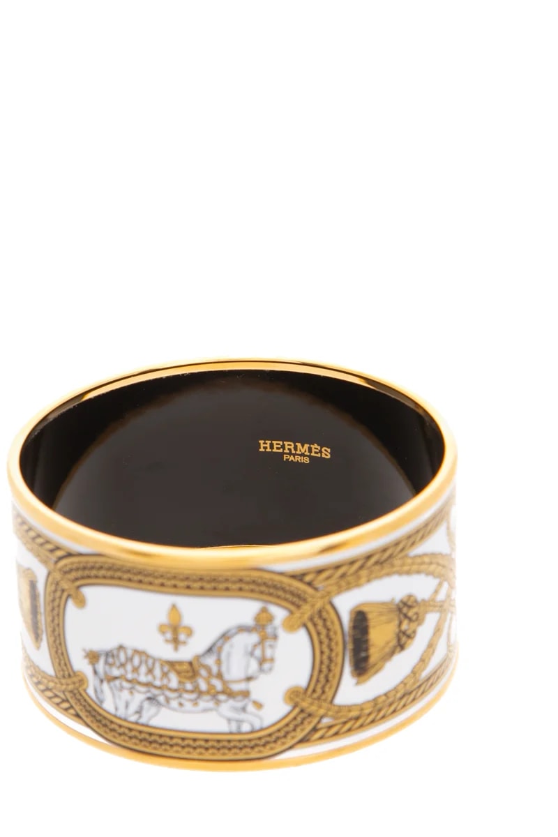 Enamel Wide Bangle 3