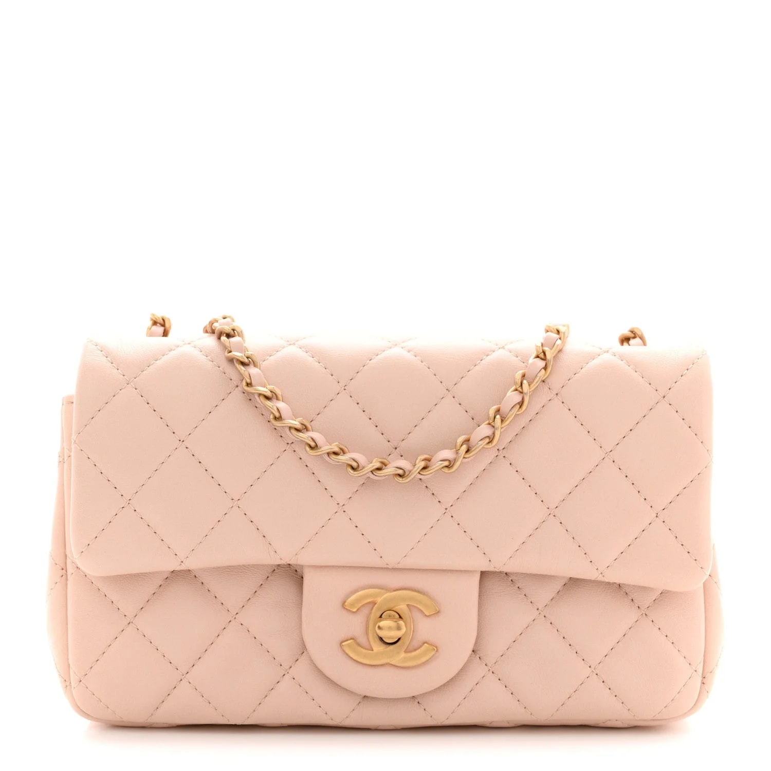 Chanel — Rectangular Crush Flap Light — Handbag — resale
