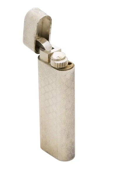 Cartier — Metal Guilloché Lighter — Accessory — resale
