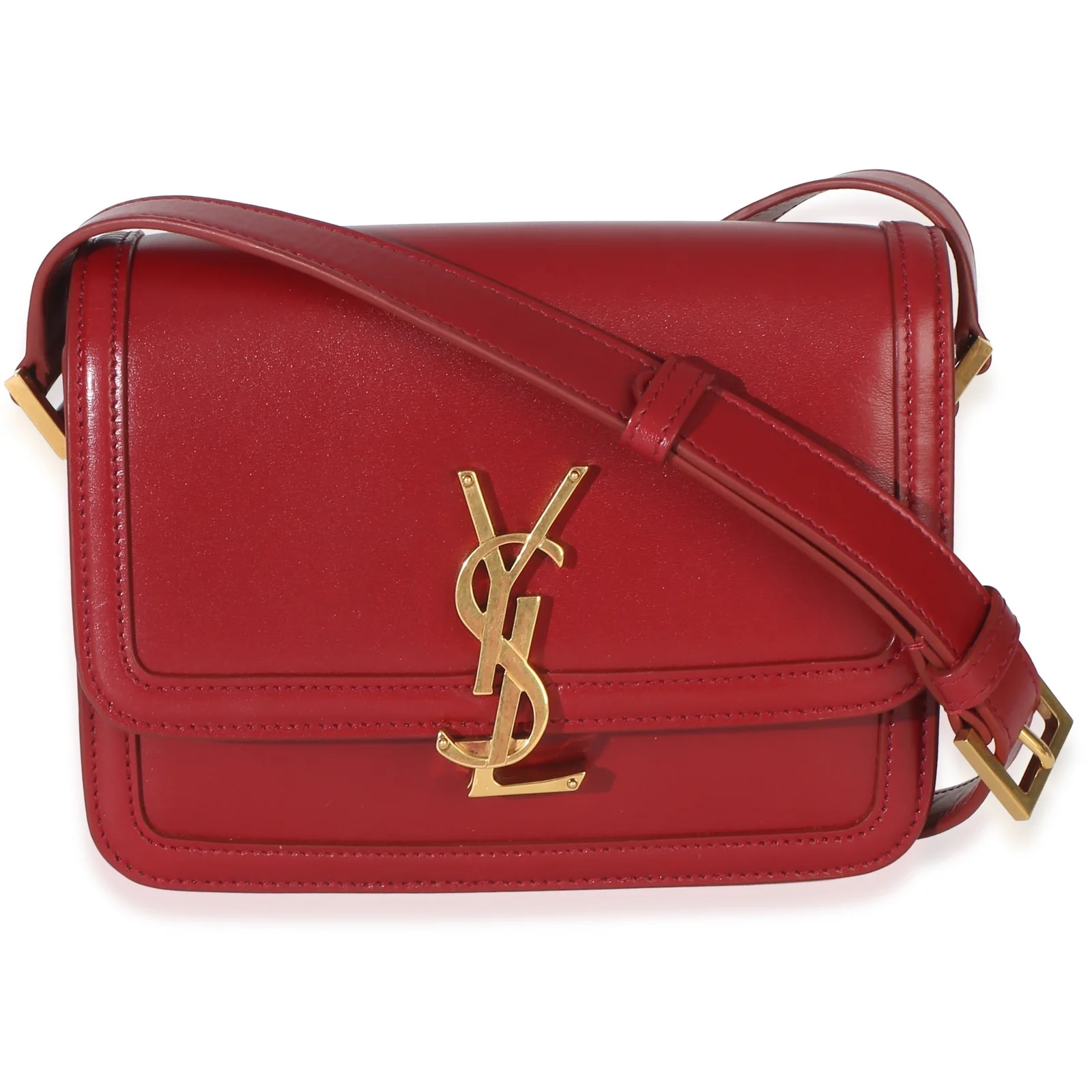 Saint Laurent — Saint Laurent Smooth Small Solferino Satchel — Handbag — resale