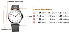 *Near / Pouch* Cartier Must Vendome Vermeil SM 590004 Quartz 2