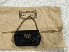Gucci — Gucci GG Marmont Small Chain Strap Dust — Handbag — resale