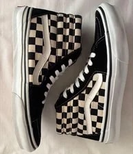 7.0US Vhtf Old Tag Vans Sk8-Hi Skate High /Checker LTD Original 4