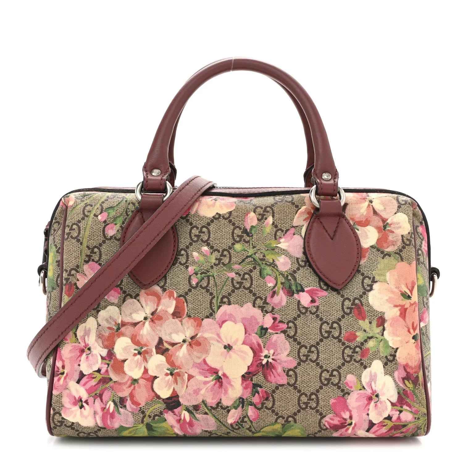 Gucci — Blooms Small Boston Hibiscus — Handbag — resale