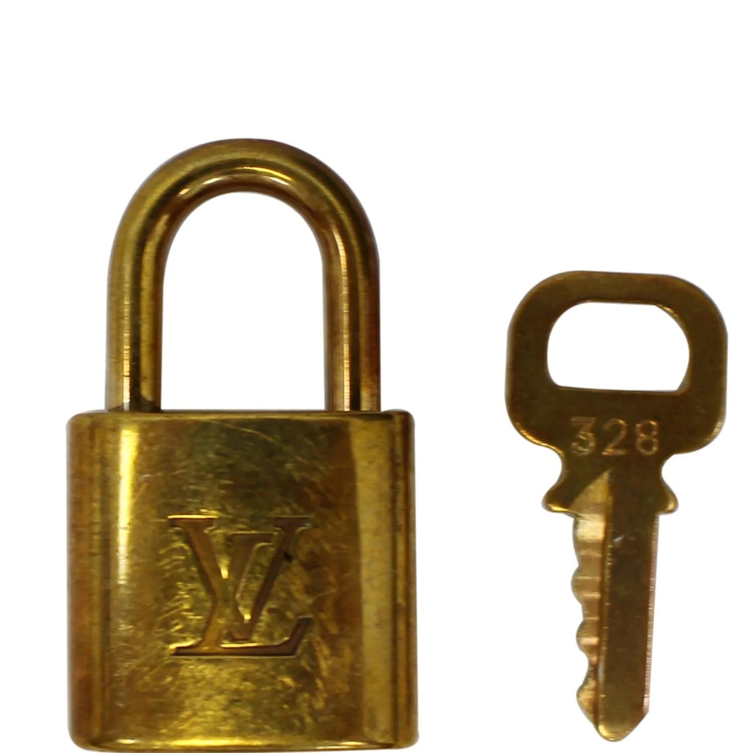 Louis Vuitton — Louis Vuitton Padlock and 1 Key Bag Charm Number 328 — Accessory — resale