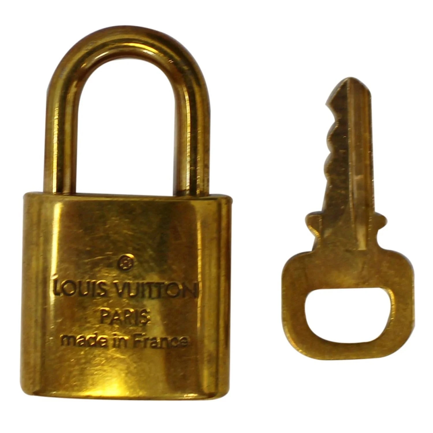 Louis Vuitton Padlock and 1 Key Bag Charm Number 328 2