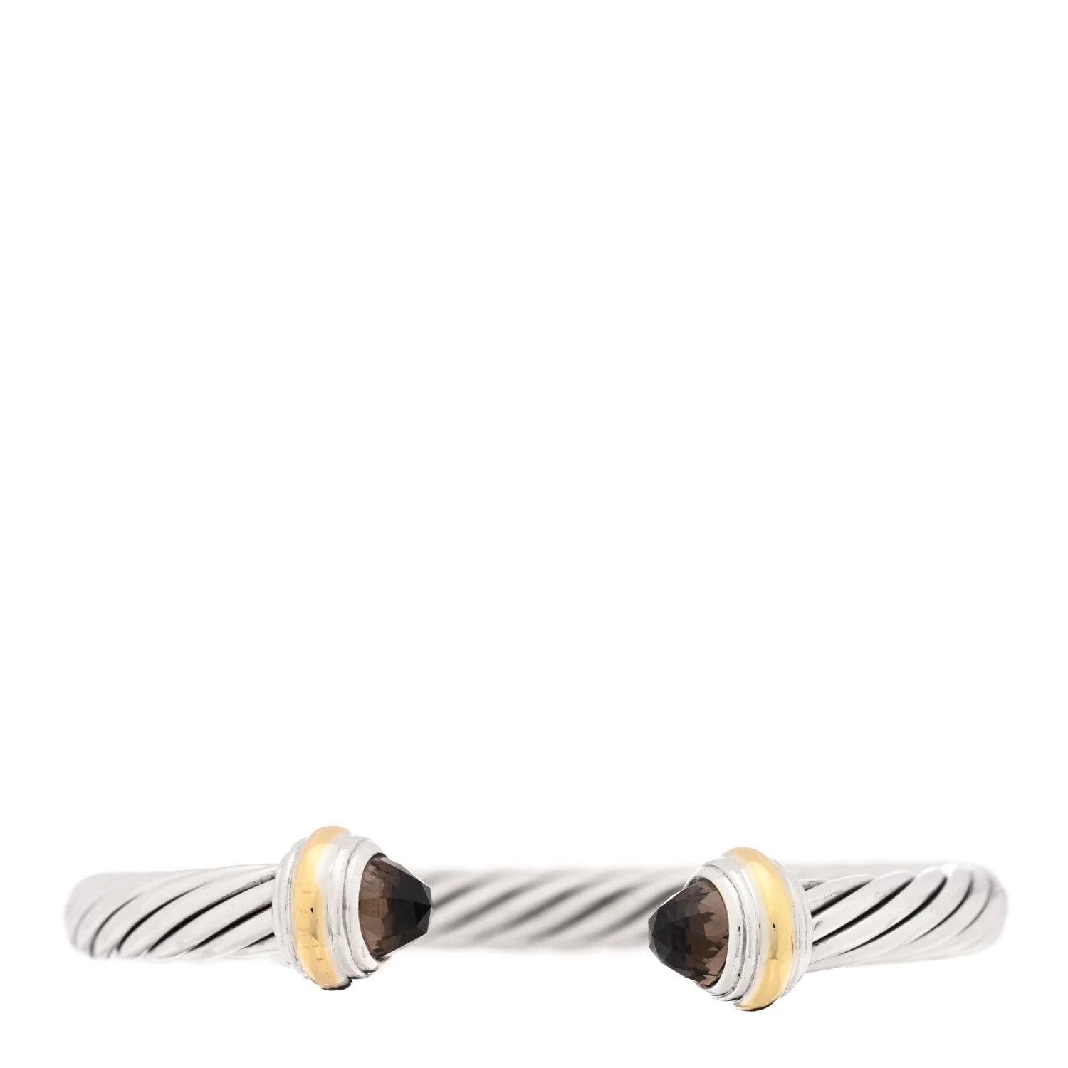 David Yurman — 18K Yellow Gold Smoky Quartz 7mm Cable Classics — Jewelry — resale