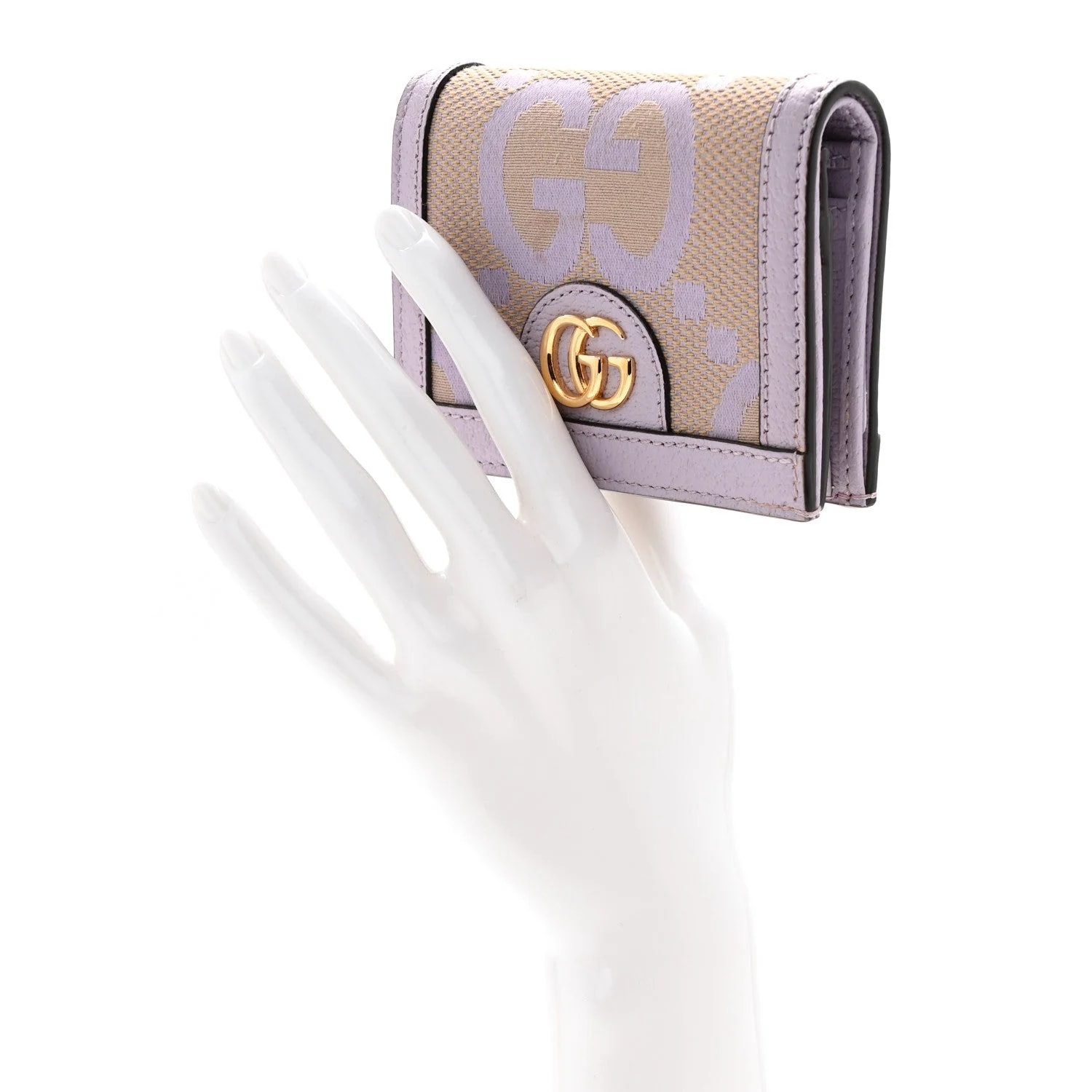 Jumbo GG Textured Dollar Ophidia Card Case 2