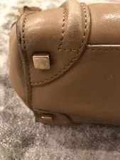 Celine Luggage Satchel Greige Good Condition 2